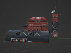 Arctic Facility - Fortnite 3D Model