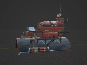 Arctic Facility - Fortnite 3D Model