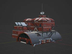 Arctic Facility - Fortnite 3D Model