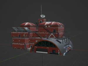 Arctic Facility - Fortnite 3D Model