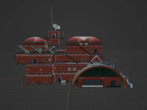 Arctic Facility - Fortnite 3D Model