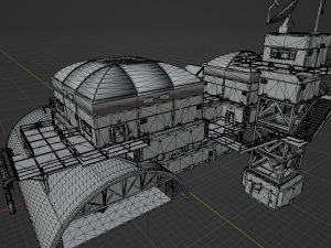 Arctic Facility - Fortnite Modello 3D