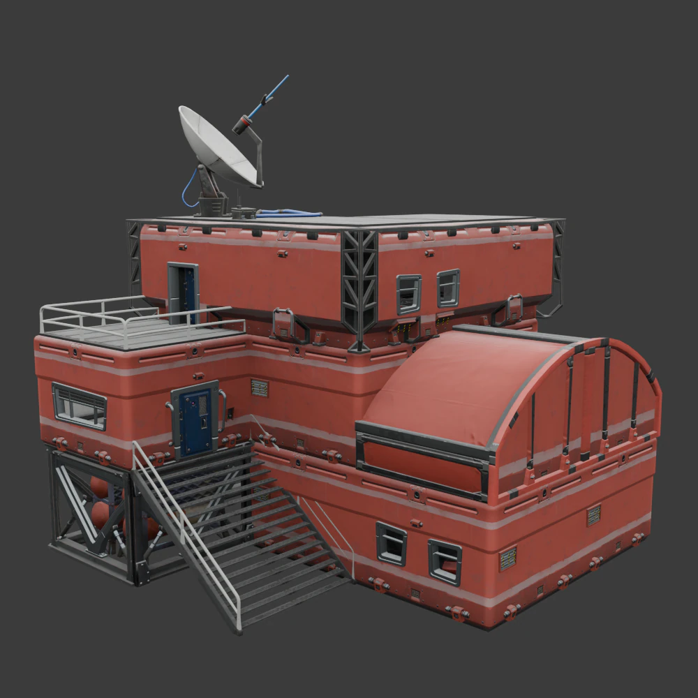 Arctic Lab - Fortnite 3D Model .c4d .max .obj .3ds .fbx .stl .blend 