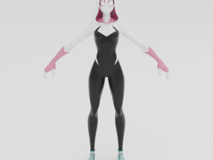 Spider Gwen - Fortnite 3D Model