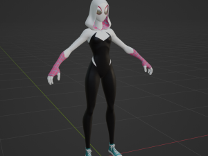 Spider Gwen - Fortnite 3D Model