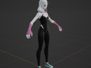 Spider Gwen - Fortnite 3D Model