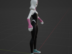 Spider Gwen - Fortnite 3D Model