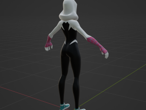 Spider Gwen - Fortnite 3D Model