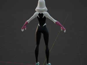 Spider Gwen - Fortnite 3D Model