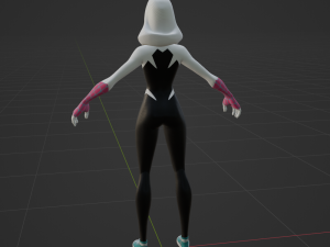 Spider Gwen - Fortnite 3D Model