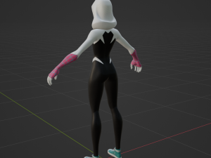 Spider Gwen - Fortnite 3D Model
