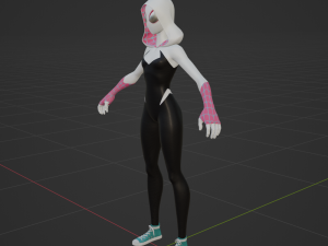 Spider Gwen - Fortnite 3D Model