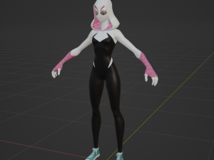 Spider Gwen - Fortnite 3D Model