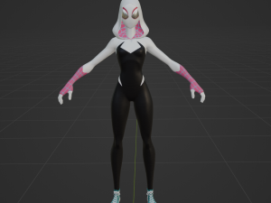 Spider Gwen - Fortnite 3D Model