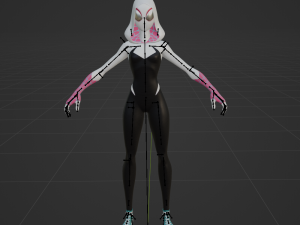 Spider Gwen - Fortnite 3D Model