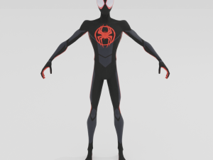Spider Man Miles Morales - Fortnite 3D Model