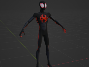 Spider Man Miles Morales - Fortnite Model 3D