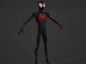 Spider Man Miles Morales - Fortnite 3D Model