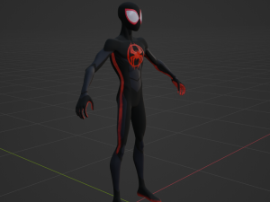 Spider Man Miles Morales - Fortnite Model 3D