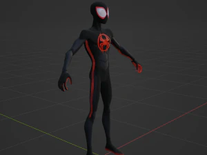 Spider Man Miles Morales - Fortnite 3D Model