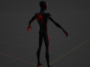 Spider Man Miles Morales - Fortnite Model 3D