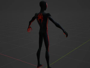 Spider Man Miles Morales - Fortnite 3D Model