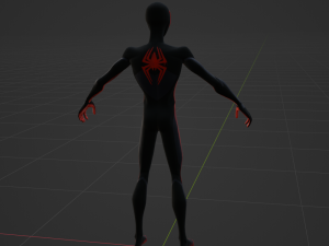 Spider Man Miles Morales - Fortnite Model 3D