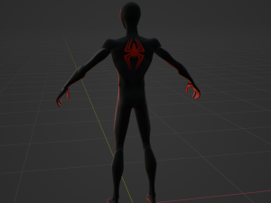 Spider Man Miles Morales - Fortnite Model 3D