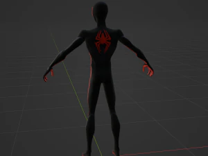 Spider Man Miles Morales - Fortnite 3D Model