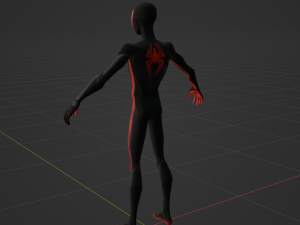Spider Man Miles Morales - Fortnite Model 3D