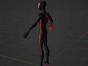 Spider Man Miles Morales - Fortnite Model 3D