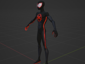 Spider Man Miles Morales - Fortnite Model 3D