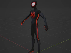 Spider Man Miles Morales - Fortnite 3D Model