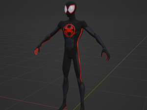 Spider Man Miles Morales - Fortnite Model 3D