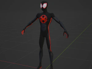 Spider Man Miles Morales - Fortnite 3D Model