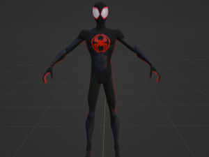 Spider Man Miles Morales - Fortnite Model 3D