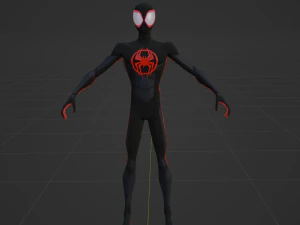 Spider Man Miles Morales - Fortnite 3D Model