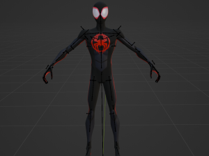 Spider Man Miles Morales - Fortnite Model 3D