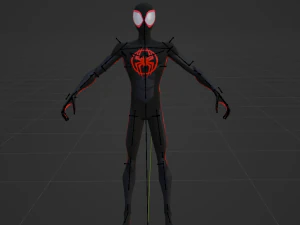 Spider Man Miles Morales - Fortnite 3D Model