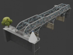 蓝钢桥 - Fortnite 3D 模型