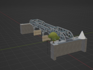 Blue Steel Bridge - Fortnite 3D-Modell