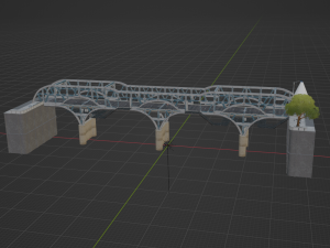 Blue Steel Bridge - Fortnite 3D-Modell