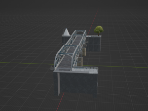 Blue Steel Bridge - Fortnite 3D-Modell