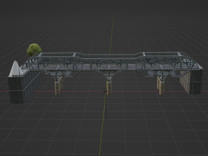 Blue Steel Bridge - Fortnite 3D-Modell
