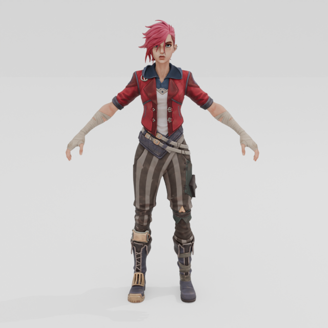 Arcane Vi - Fortnite 3Dモデル .c4d .max .obj .3ds .fbx .stl .blend
