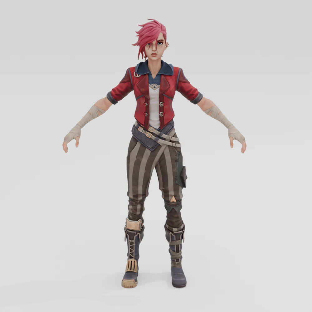 Arcane Vi - Fortnite 3D Model .c4d .max .obj .3ds .fbx .stl .blend 