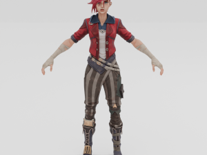 Arcane Vi - Fortnite 3D Model