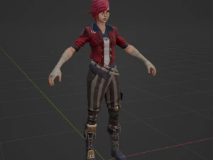 Arcane Vi - Fortnite 3D Model