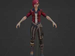 Arcane Vi - Fortnite 3D Model