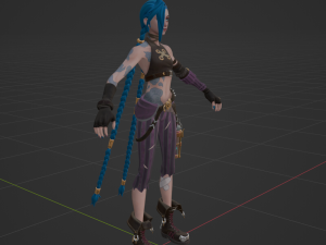 Arcane Jinx - Fortnite 3D Model